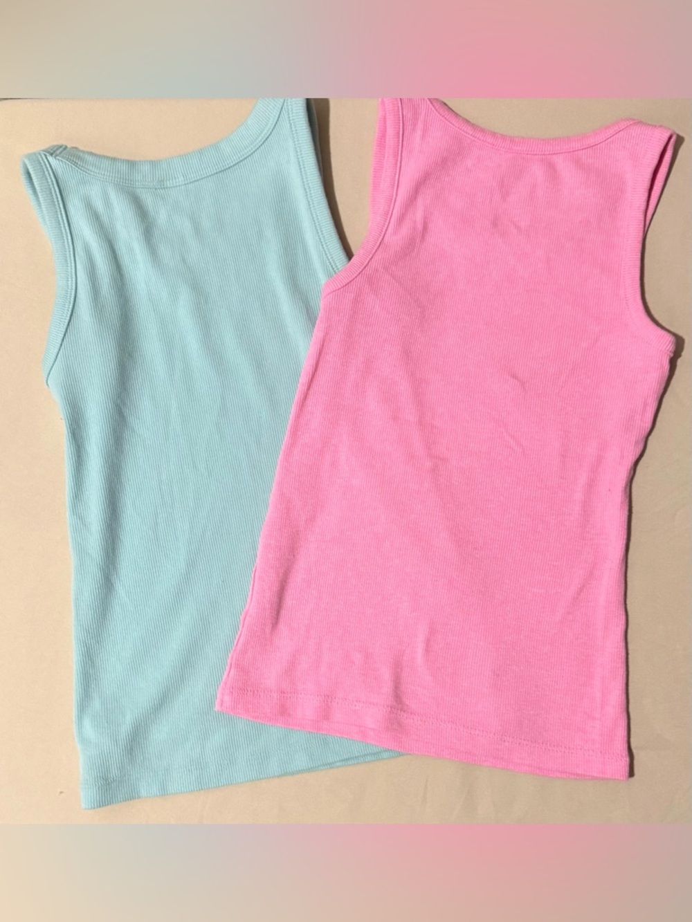 Girl's Wonder Nation Ribbed Tank Tops - Picture 4 of 4